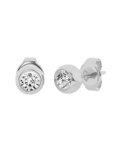 Lab Grown Diamonds 14k 1.00 Ct. Tw. Lab-grown Diamond Studs In Metallic