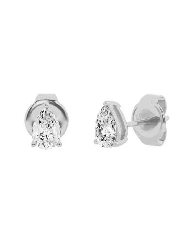 Lab Grown Diamonds 14k 1.00 Ct. Tw. Lab-grown Diamond Studs In Metallic