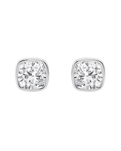 Lab Grown Diamonds 14k 1.00 Ct. Tw. Lab-grown Diamond Studs In Metallic