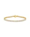 Lab Grown Diamonds 14k 5.00 Ct. Tw. Lab-grown Diamond Tennis Bracelet In Gold