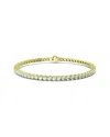 Lab Grown Diamonds 14k 1.00 Ct. Tw. Lab-grown Diamond Tennis Bracelet In Gold