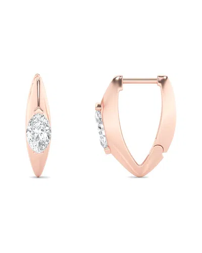 Lab Grown Diamonds 14k 1.00 Ct. Tw. Lab-grown Diamond Earrings In Gold