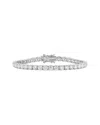 Lab Grown Diamonds 14k 10.00 Ct. Tw. Lab-grown Diamond Bracelet In Green