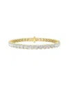 Lab Grown Diamonds 14k 11.00 Ct. Tw. Lab-grown Diamond Bracelet In Gold