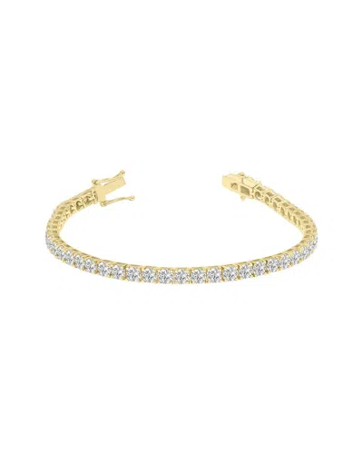 Lab Grown Diamonds 14k 10.00 Ct. Tw. Lab Grown Diamond Bracelet In Gold