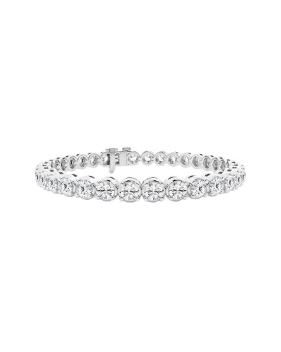 Lab Grown Diamonds 14k 10.00 Ct. Tw. Lab Grown Diamond Bracelet In Metallic