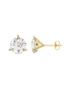 Lab Grown Diamonds 14k 10.00 Ct. Tw. Lab-grown Diamond Earrings In Gold