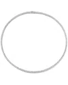Lab Grown Diamonds 14k 10.00 Ct. Tw. Lab-grown Diamond Necklace In Metallic
