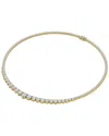 Lab Grown Diamonds 14k 10.00 Ct. Tw. Lab-grown Diamond Necklace In Gold