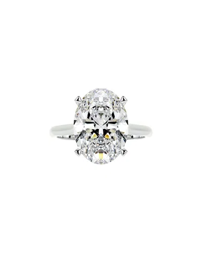Lab Grown Diamonds 14k 10.00 Ct. Tw. Lab-grown Diamond Ring In Metallic