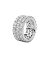 Lab Grown Diamonds 14k 10.00 Ct. Tw. Lab-grown Diamond Ring In Metallic