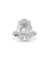 Lab Grown Diamonds 14k 10.00 Ct. Tw. Lab-grown Diamond Ring In Metallic