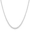 Lab Grown Diamonds 14k 10.00 Ct. Tw. Lab-grown Diamond Riviera Necklace
