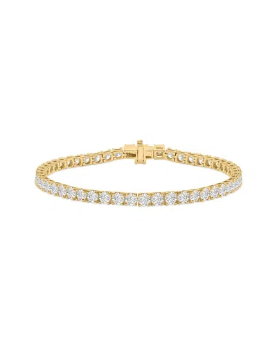 Lab Grown Diamonds 14k 10.00 Ct. Tw. Lab-grown Diamond Bracelet In Gold
