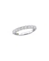 Lab Grown Diamonds 14k 1.01 Ct. Tw. Lab Grown Diamond & Tsavorite Ring