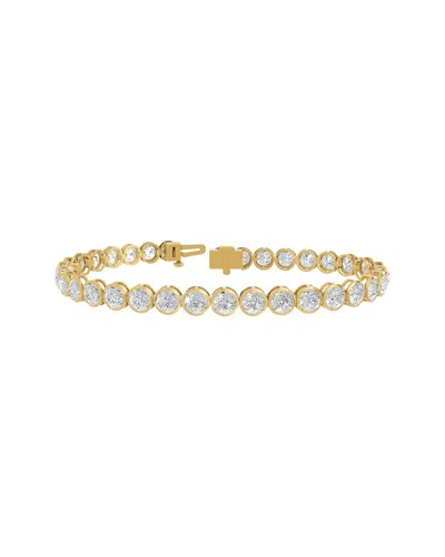 Lab Grown Diamonds 14k 10.20 Ct. Tw. Lab-grown Diamond Tennis Bracelet In Multi
