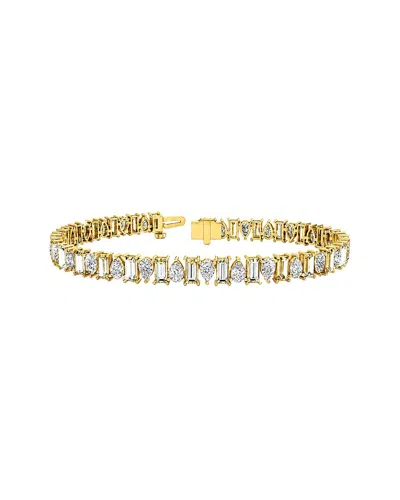 Lab Grown Diamonds 14k 10.33 Ct. Tw. Lab-grown Diamond Tennis Bracelet In Multi