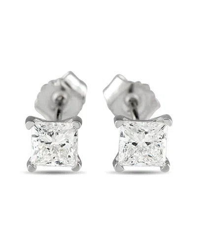 Lab Grown Diamonds 14k 1.05 Ct. Tw. Diamond Earring In White