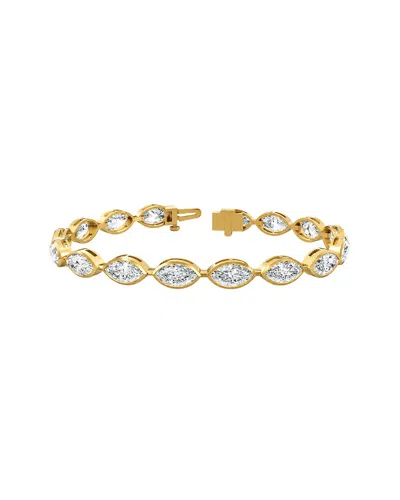 Lab Grown Diamonds 14k 10.56 Ct. Tw. Lab-grown Diamond Tennis Bracelet In White