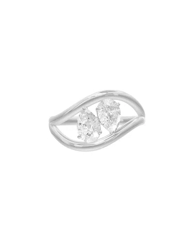 Lab Grown Diamonds 14k 1.08 Ct. Tw. Lab-grown Diamond Ring In Metallic