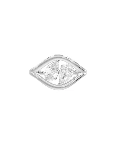 Lab Grown Diamonds 14k 1.08 Ct. Tw. Lab-grown Diamond Ring In Transparent