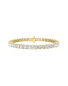 Lab Grown Diamonds 14k 11.00 Ct. Tw. Lab-grown Diamond Bracelet In Gold