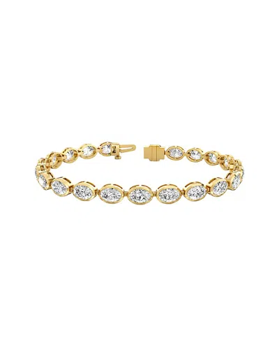 Lab Grown Diamonds 14k 11.00 Ct. Tw. Lab-grown Diamond Tennis Bracelet In Multi