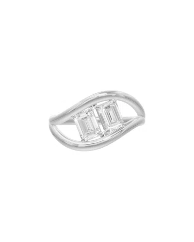 Lab Grown Diamonds 14k 1.14 Ct. Tw. Lab-grown Diamond Ring In Metallic