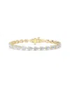 Lab Grown Diamonds 14k 7.00 Ct. Tw. Lab-grown Diamond Bracelet In Gold