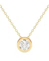 Lab Grown Diamonds 14k 1.25 Ct. Tw. Lab-grown Diamond Necklace In Multi