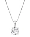 LAB GROWN DIAMONDS 14K 1.25 CT. TW. LAB GROWN DIAMOND SOLITAIRE PENDANT