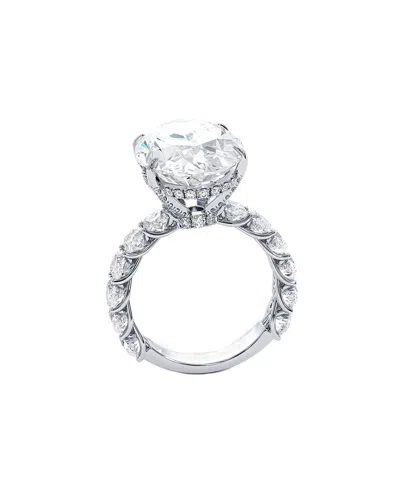 Lab Grown Diamonds 14k 12.50 Ct. Tw. Diamond Ring In White