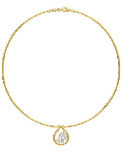 Lab Grown Diamonds 14k 1.30 Ct. Tw. Lab-grown Diamond Necklace In Gold