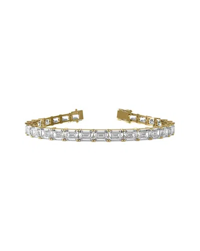 Lab Grown Diamonds 14k 13.50 Ct. Tw. Lab-grown Diamond Bracelet In Metallic
