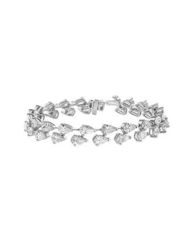 Lab Grown Diamonds 14k 13.50 Ct. Tw. Lab-grown Diamond Fashion Bracelet In Metallic
