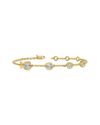 Lab Grown Diamonds 14k 1.36 Ct. Tw. Lab-grown Diamond Tennis Bracelet In White