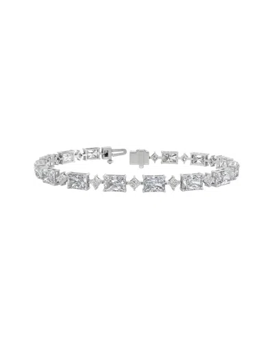Lab Grown Diamonds 14k 13.78 Ct. Tw. Lab-grown Diamond Tennis Bracelet In White