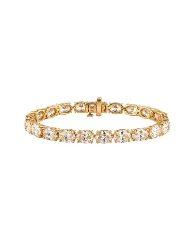Lab Grown Diamonds 14k 14.25 Ct. Tw. Lab-grown Diamond Fashion Bracelet In Gold