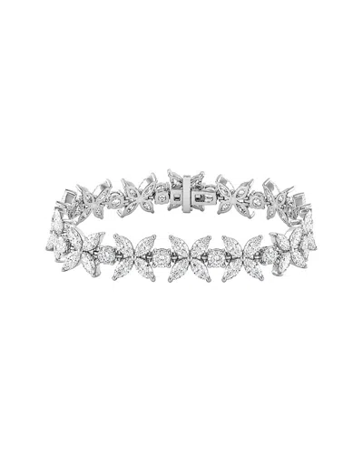 Lab Grown Diamonds 14k 14.50 Ct. Tw. Lab-grown Diamond Fashion Bracelet In Metallic