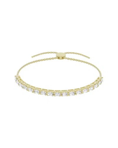 Lab Grown Diamonds 14k 1.00 Ct. Tw. Lab Grown Diamond Tennis Bolo Bracelet In Gold