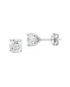 Lab Grown Diamonds 14k 1.50 Ct. Tw. Lab-grown Diamond Earrings In Metallic