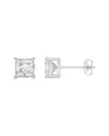 Lab Grown Diamonds 14k 2.00 Ct. Tw. Lab-grown Diamond Earrings In Metallic