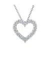 Lab Grown Diamonds 14k 1.50 Ct. Tw. Lab Grown Diamond Heart Pendant