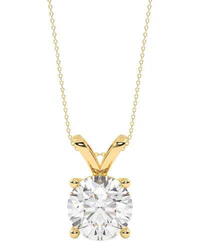 Lab Grown Diamonds 14k 1.50 Ct. Tw. Lab-grown Diamond Necklace In Gold