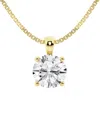 Lab Grown Diamonds 14k 1.50 Ct. Tw. Lab-grown Diamond Pendant Necklace
