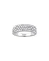 Lab Grown Diamonds 14k 1.50 Ct. Tw. Lab-grown Diamond Ring In Silver