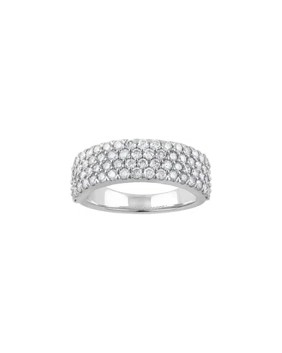 Lab Grown Diamonds 14k 1.50 Ct. Tw. Lab-grown Diamond Ring In Silver
