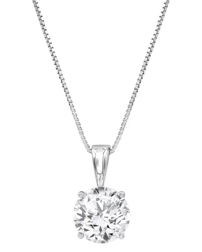 LAB GROWN DIAMONDS 14K 1.50 CT. TW. LAB GROWN DIAMOND SOLITAIRE PENDANT