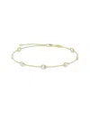 LAB GROWN DIAMONDS 14K 1.50 CT. TW. LAB-GROWN DIAMOND STATION BRACELET