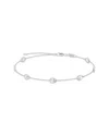 LAB GROWN DIAMONDS 14K 1.50 CT. TW. LAB-GROWN DIAMOND STATION BRACELET